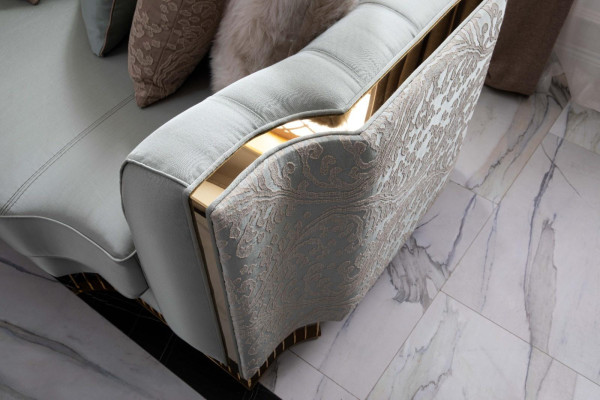 Turkis Couch Dreisitzer Couchen Möbel Sofa Elegante Villen Einrichtung