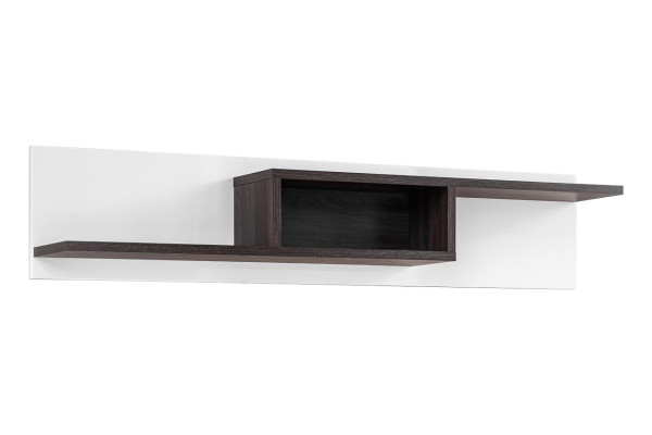 Modern Wohnwände Set 4 tlg Wohnzimmer Weiß Holz Möbel Schrank TV-Ständer