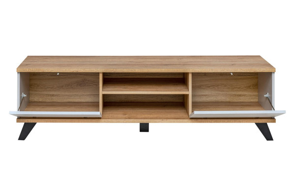Wohnzimmer Set Bücherregal TV-Ständer Wandregal Wohnwände Holz Möbel Set 4tlg.