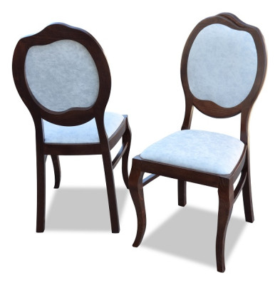 Stuhl ohne Armlehne Esszimmerstuhl Design Polsterstuhl Designer Möbel
