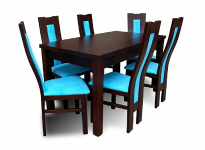 Esstisch + 6 Stühle Esszimmer Set Essgruppe Gruppentisch Tisch Tische Z31