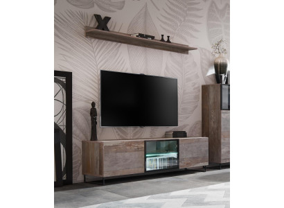 TV-Ständer Modern Regal Wohnzimmer Design Einrichtung Wohnwand Möbel