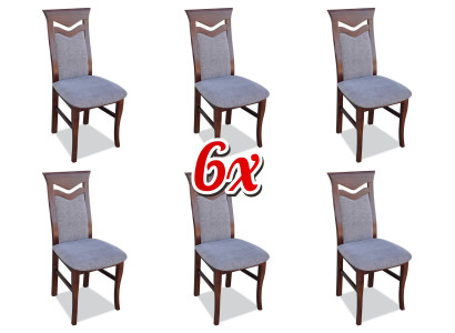 Restaurant Lehn Stuhl 6x Stühle Polster Neu Moderne Ess Zimmer Wohn Komplett Set