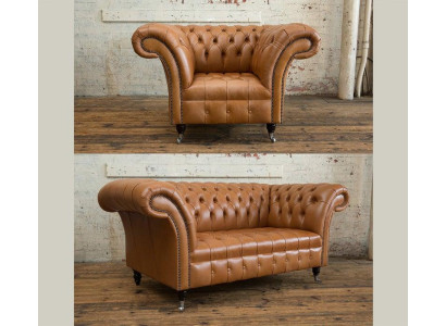 2+1 Sofagarnitur Chesterfield Textil Stoff Sofa Couchen Polster Set Garnituren