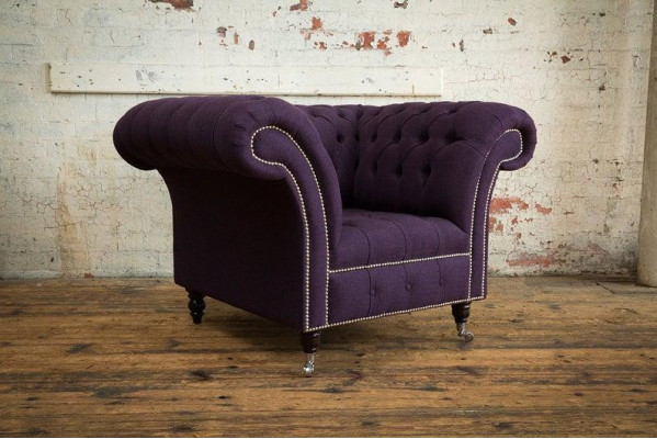 2+1 Sofagarnitur Chesterfield Textil Sofa Couchen Polster Set Garnituren