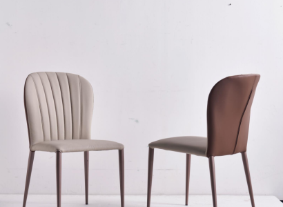 Beiger Esszimmer Stuhl Esszimmer Möbel Designer Kunstleder Stühle Neu