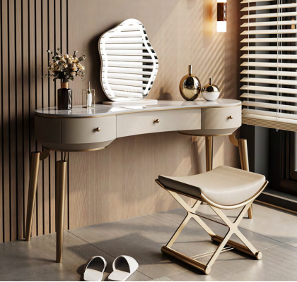 Schlafzimmer Möbel Designer Schminktisch Holzgestell Kosmetiktisch Neu