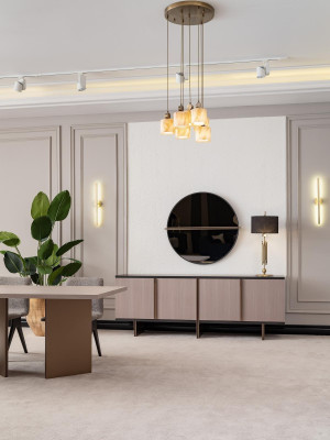 Esszimmer Essgruppe Esszimmermöbel Esstisch Essecke 9tlg Holz Beige