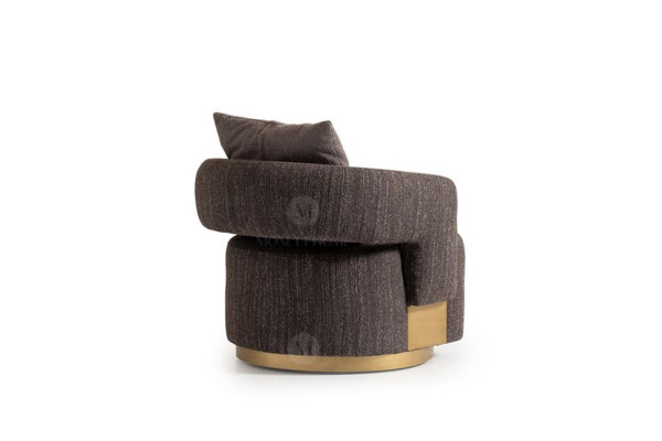 Komplette Wohnzimmer Sessel Beistelltische 4tlg Stoff Grau Holz Modern