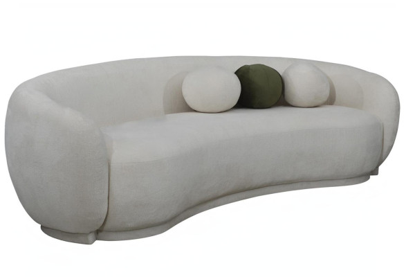 Sofagarnitur Garnitur Stoffsofa Weiß Polstersofa Modern Set 2tlg Sofa