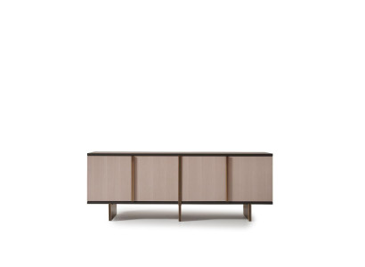 Sideboard Anrichte Kommode Holz Esszimmer Beige Schrank Holzschrank
