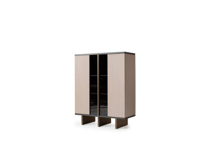 Barschrank Bar Vitrine Schrank Holz Wohnzimmer Weinschrank Modern