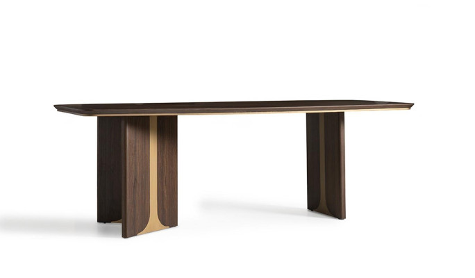Esstisch Tisch Esszimmer Esszimmertisch Holz Braun Esszimmermöbel