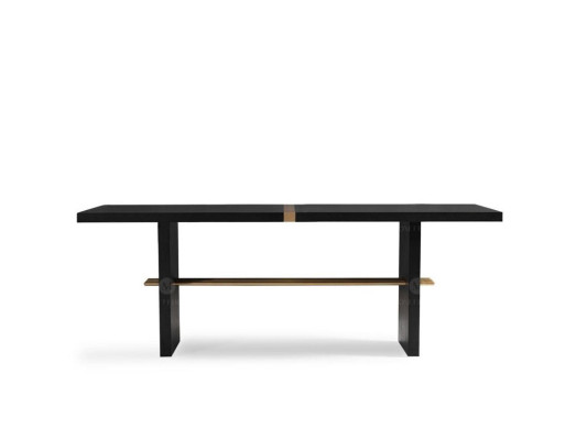 Esstisch Esszimmertisch Tisch Esszimmer Holz Schwarz Esszimmermöbel