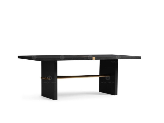 Esstisch Esszimmertisch Tisch Esszimmer Holz Schwarz Esszimmermöbel