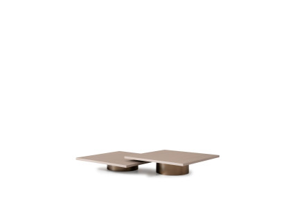 Gruppe Tische Couchtisch Kaffeetisch Beistelltisch Holz Set Beige 2tlg