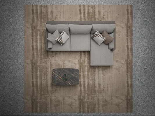 Wohnzimmer Designer Ecksofa L-Form Sessel Luxus Couchtisch Einrichtung