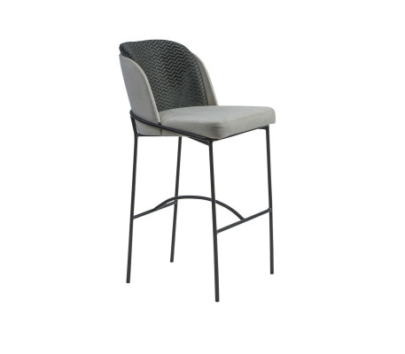 Esszimmer Barhocker Design Bar Stühle Polster Stuhl Moderne Grau