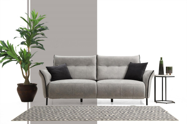 Sofagarnitur Set 2 tlg Sofa Couch Polstersessel Modern Designer Luxus Möbel