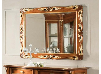 Wand Klassisches Design Spiegel Italienische Möbel Wandspiegel Holzspiegel