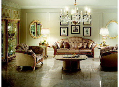 Luxus Klasse 3+2+1 Italienische Möbel Sofagarnitur Couch Sofa Neu arredoclassic™
