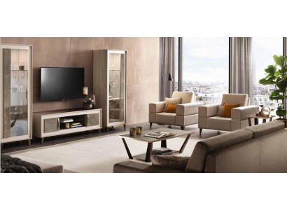 Sofagarnitur 3211 Sitzer Set Design Sofas Polster Couchen 4tlg Textil Relax Neu