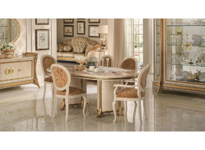 arredoclassic™ Esstisch 8 Stühle Esszimmer Tisch Rokoko Barock