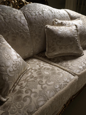 Sofa Sofagarnitur 3+3 Set Sitz Design Polster Sofas Couch Garnitur arredoclassic