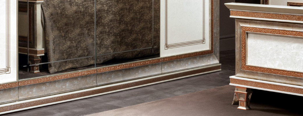 Designer Schlaf Zimmer Schrank Kleiderschrank Möbel Holz Garderobe arredoclassic