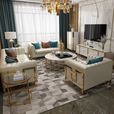 Sofagarnitur 3+2+1 Sitzer Wohnlandschaft Sofa Couch Polster Garnitur Sofas