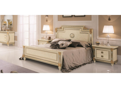 Bett 2x Nachttisch Design Schlafzimmer Klassischer 3tlg. Luxus Betten Set Möbel