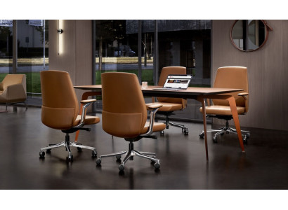 Büro Konferenztisch Tische Holz Esszimmer Besprechungs Tisch 220x102
