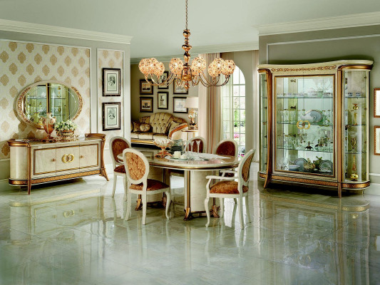 Edle Designer Kommode Klassische Wohnzimmer Kommoden Italien Neu