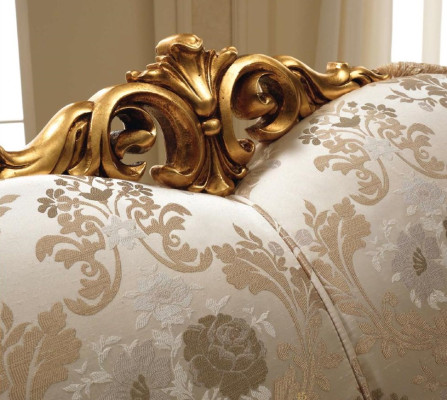 Klassische 2 Sitzer Couch Polster Sofa Sitz Couchen Italien Design arredoclassic