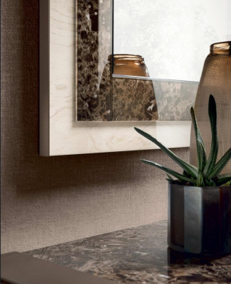 Edle Design Konsole Holz Spiegel Sideboard Anrichte Schrank 2tlg. Konsolentisch