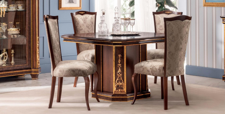 6 Stuhl Set Stühle Esszimmer Garnitur Möbel Lehn Jugendstil Design