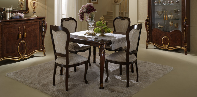 Esstisch Tisch Gruppe Esszimmer Wohnzimmer Garnitur Holz Design Tische Barock