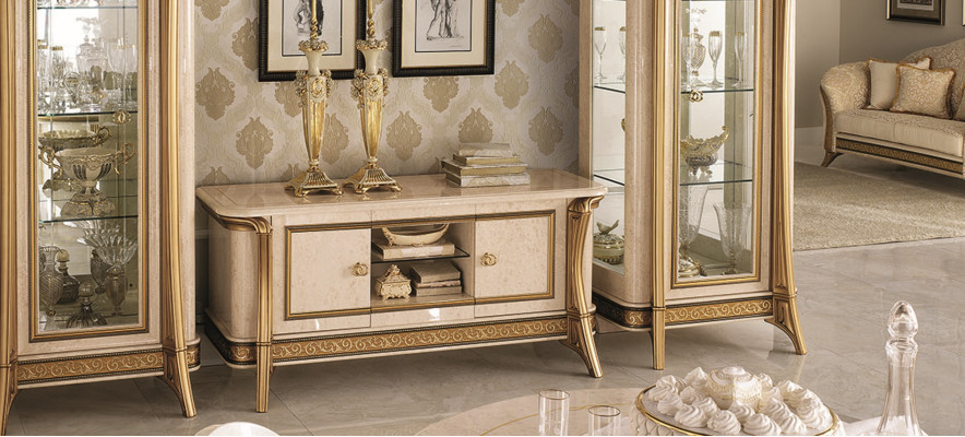 Design Regale rtv Sideboard Fernseh Wand Low Board Luxus Schrank Kommode Regal