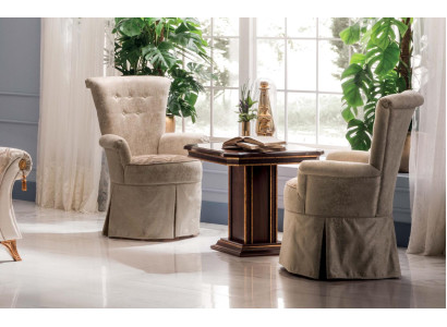 Wohnzimmer Couchtisch Beistelltisch Tisch Echtes Holz Arredoclassic