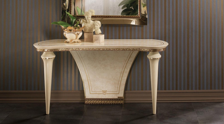 Italienische Möbel Beistelltisch Konsolentisch Konsole Tisch Wohnzimmertisch