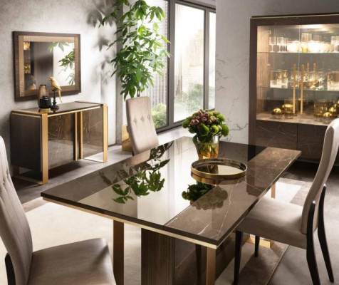 Esstisch Tisch Gruppe Esszimmer Wohnzimmer Garnitur Holz Design Tische Möbel Neu