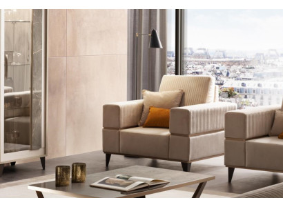 Sessel Relax Leder Lounge Club Polster Couch Luxus Sofa Möbel arredoclassic