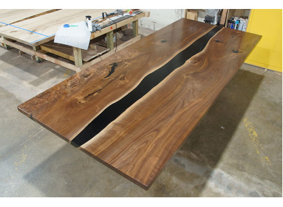Esstisch tische epoxid harz massive möbel epoxy tisch wasserfall echtes holz