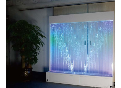 Ausgefallene Ideen Club Wohnzimmer Haus Wasserwand Water Wall Led