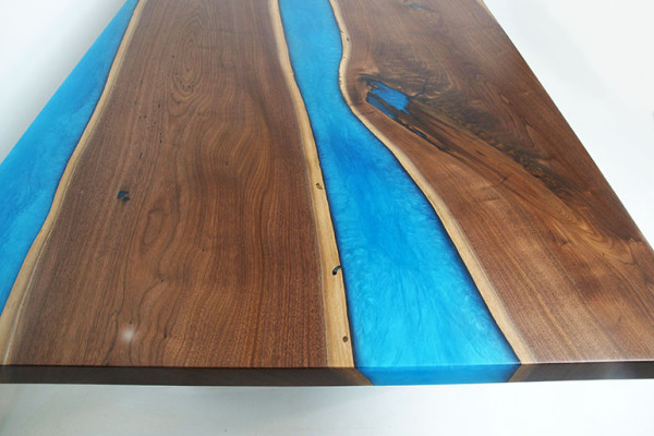 Moderne Tische Esstisch Meer Design Tisch Harz Fluss Möbel 220x90 Epoxid Ozean