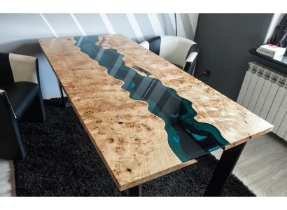 Tische epoxid harz esstisch holz massive möbel epoxy tisch giessharz wasserfall