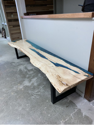 Konsolentisch Beistell Epoxid Tisch Sideboard Konsolentisch Wandtische Epoxy Neu