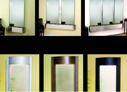 Dekorative Moderne Trennwand Wasser Wände LED Wasserwand Beleuchtete Wand