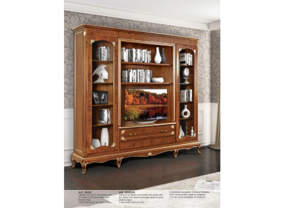 Fernseh Schrank Anbauwand Wohnwand tv Schrankwand Massivholz Modern Echtholz Neu