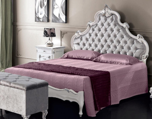 Chesterfield Bett Polster Design Luxus Doppel Hotel Betten Italienische Holz Neu